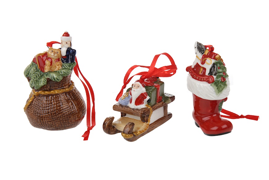 Idea regalo Natale Addobbi di Natale Nostalgic Ornaments porcellana Regali 3 pezzi Villeroy & Boch