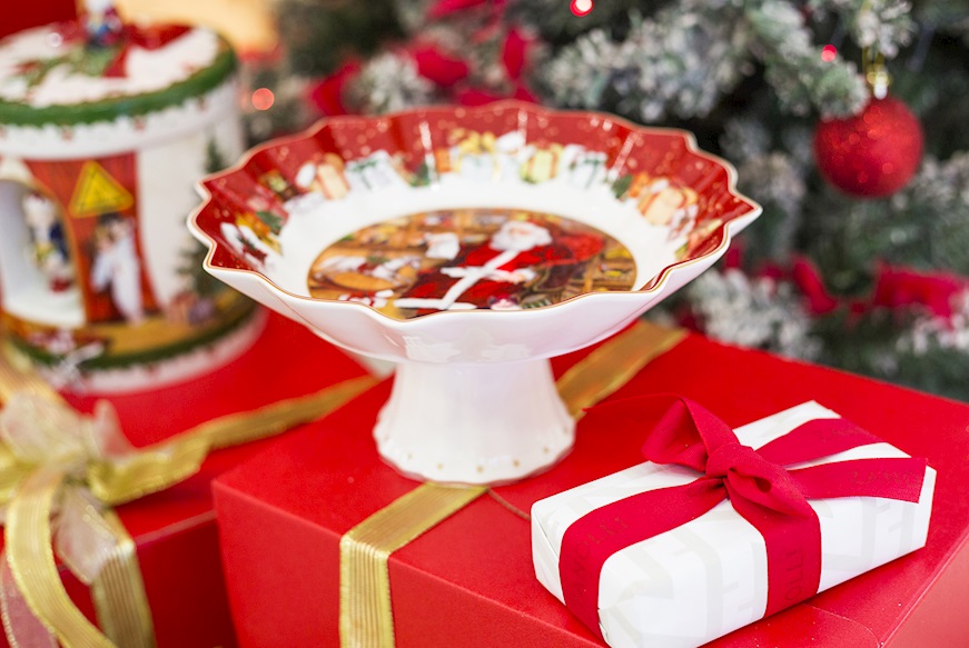 Idea regalo Natale Coppa con piede Toy's Fantasy porcellana Villeroy & Boch