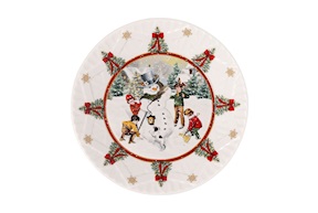 Idea regalo Natale Ciotola grande Toy's Fantasy porcellana pupazzo di neve Villeroy & Boch