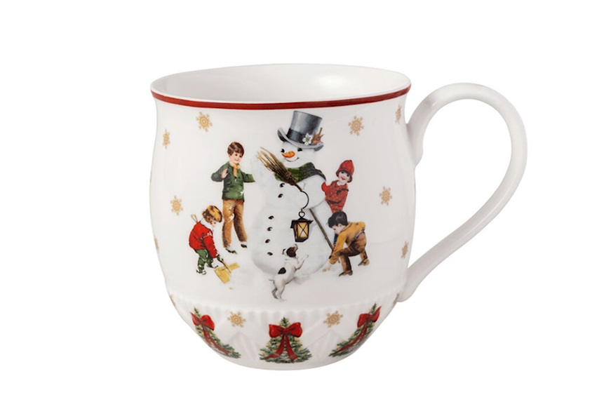 Idea regalo Natale Tazza con manico Toy's Fantasy porcellana Pupazzo di neve Villeroy & Boch