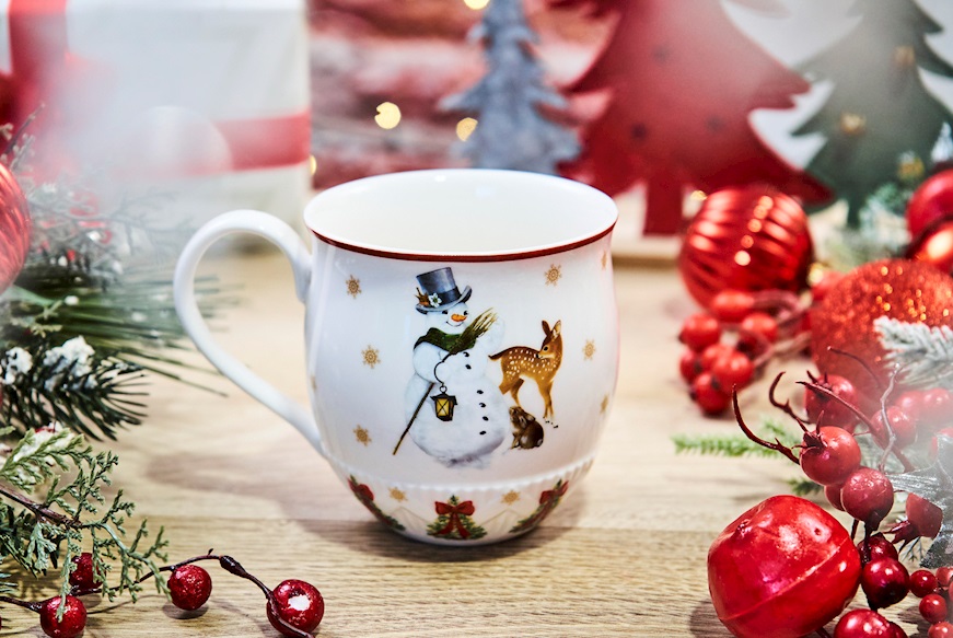 Idea regalo Natale Tazza con manico Toy's Fantasy porcellana Pupazzo di neve Villeroy & Boch