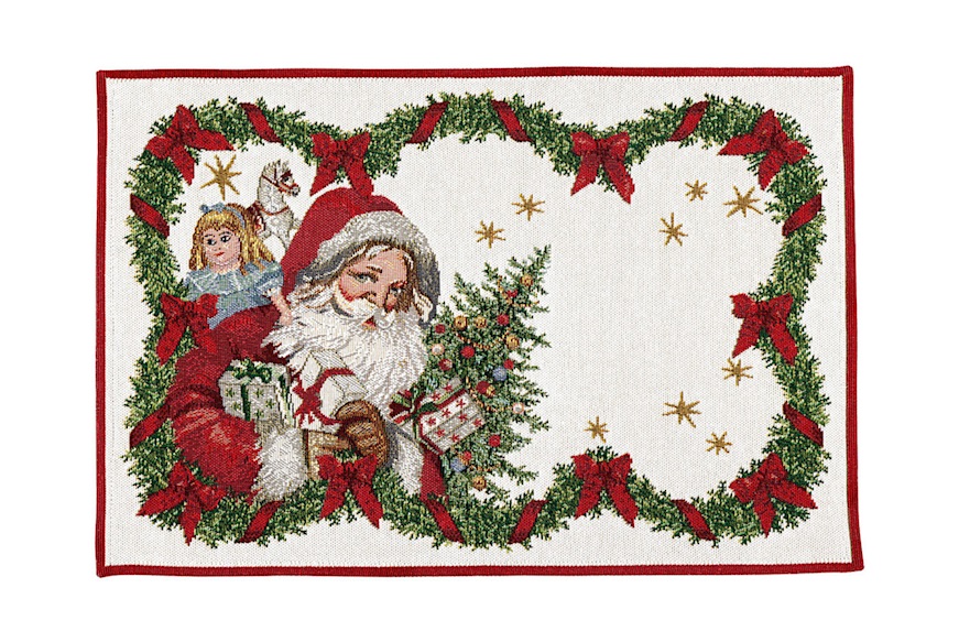 Idea regalo Natale Tovaglietta gobelin Toy's Fantasy Babbo Natale Villeroy & Boch
