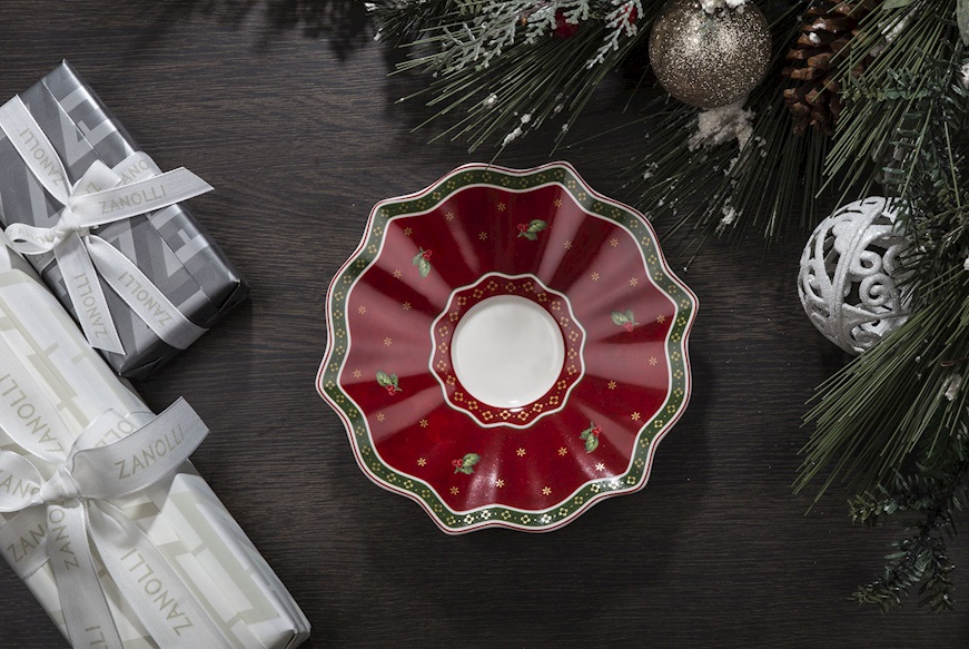Idea regalo Natale Piattino tazza caffe latte Toy's Delight porcellana Villeroy & Boch