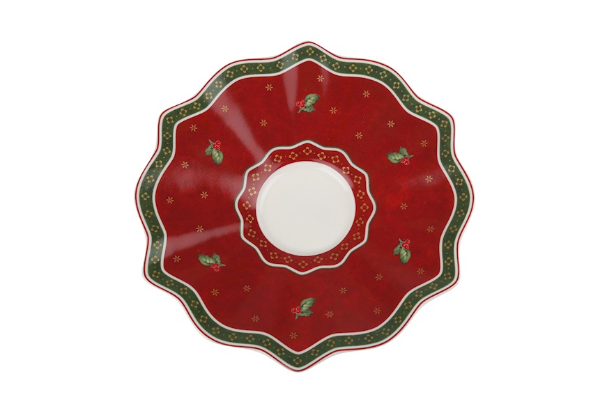 Idea regalo Natale Piattino tazza caffe latte Toy's Delight porcellana Villeroy & Boch