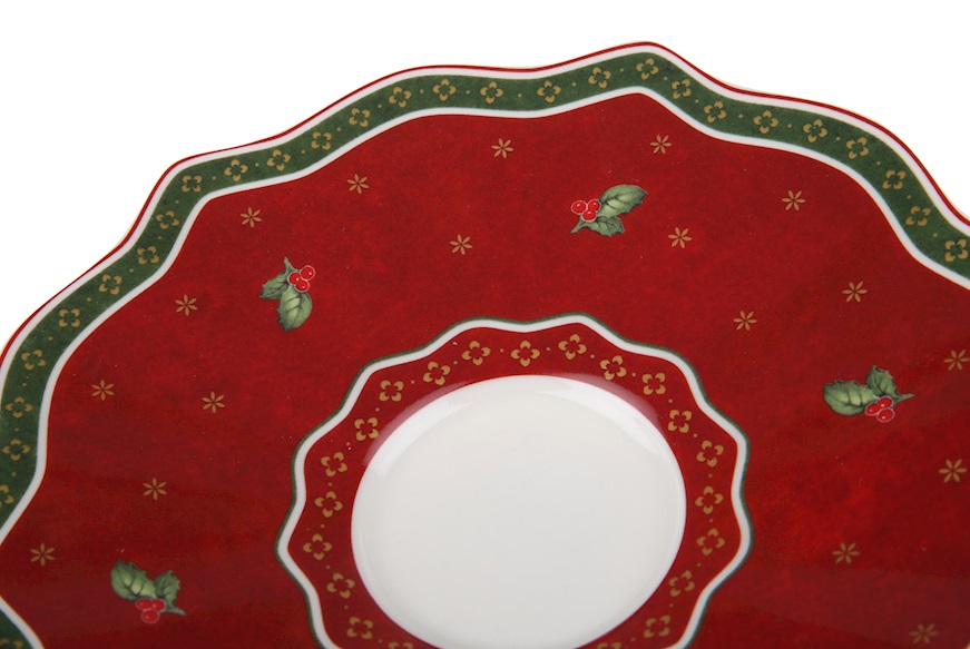 Idea regalo Natale Piattino tazza caffe latte Toy's Delight porcellana Villeroy & Boch