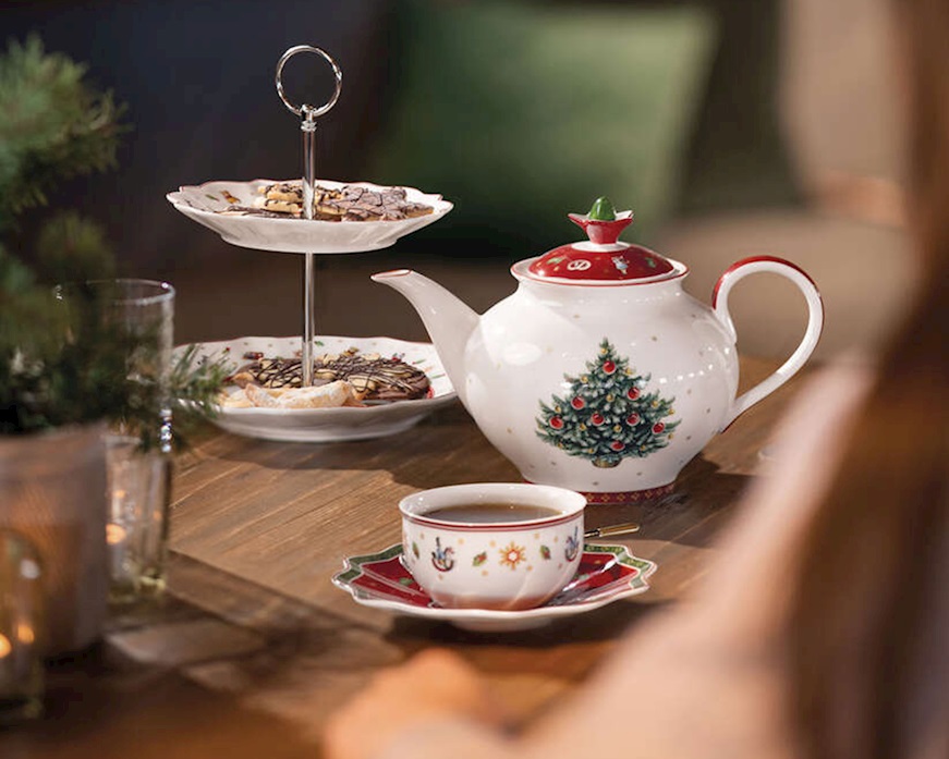 Tazza Natale Villeroy & Boch Toy's Fantasy Con Pupazzo Di Neve In Rilievo – Porcellana 14,5 Cm