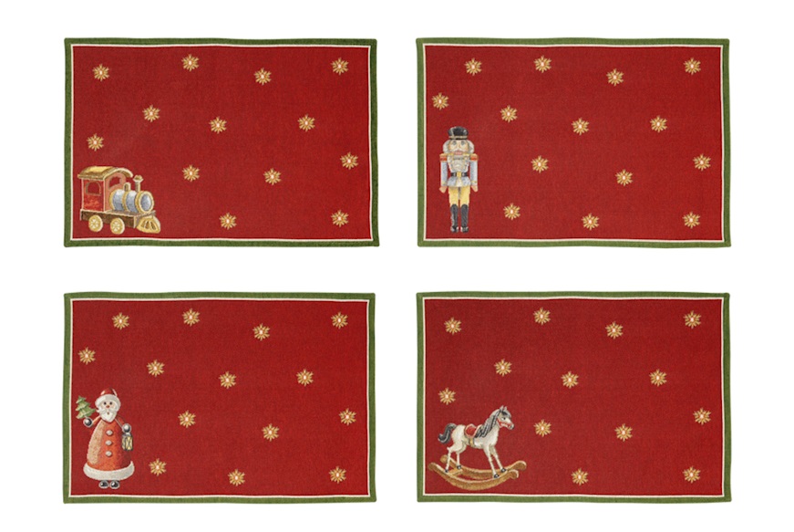 Idea regalo Natale Posto tavola gobelin Toy's Delight Anniversary 4 pezzi Villeroy & Boch