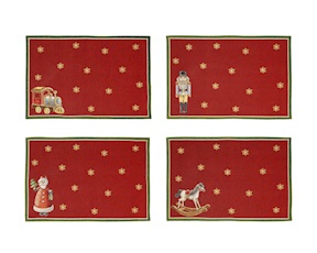 Idea regalo Natale Posto tavola gobelin Toy's Delight anniversary 4 pezzi Villeroy & Boch