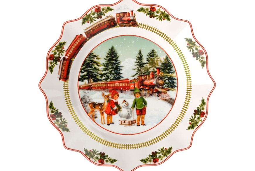 Fruit plate Christmas Edition porcelain Villeroy & Boch