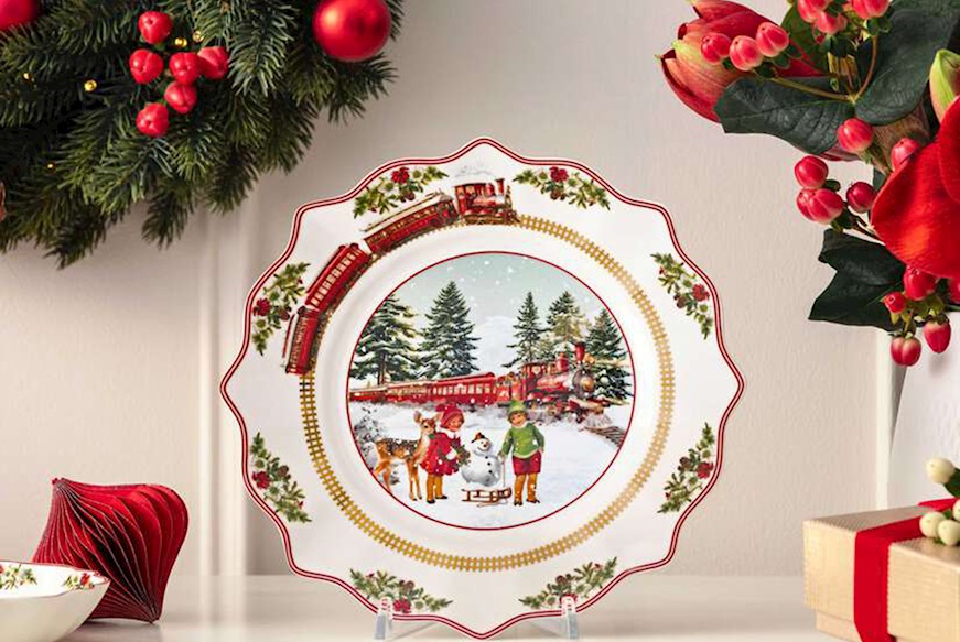 Fruit plate Christmas Edition porcelain Villeroy & Boch