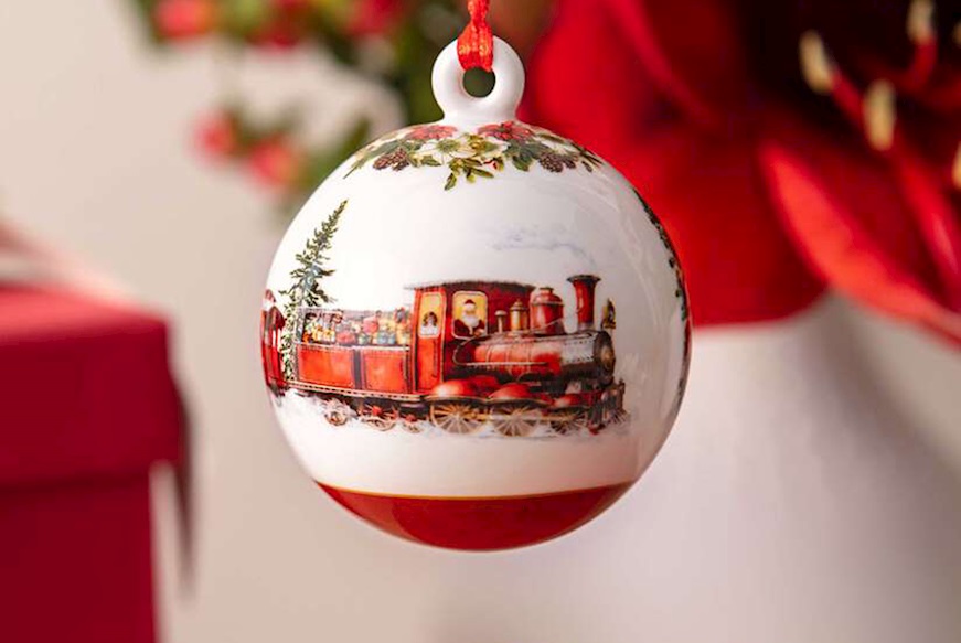 Idea regalo Natale Palla di Natale Annual Christmas Edition porcellana Villeroy & Boch