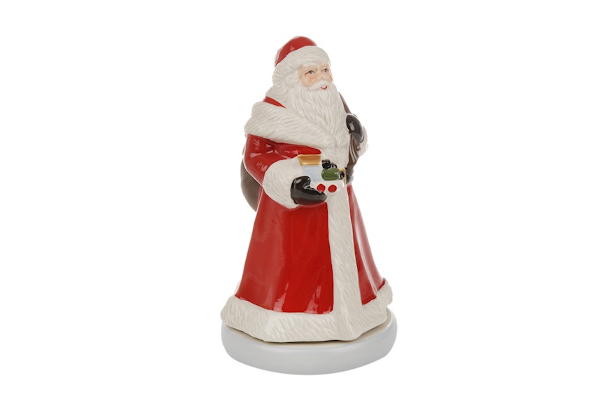 Idea regalo Natale Babbo Natale Nostalgic Melody porcellana con carillon Villeroy & Boch