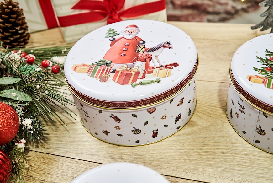 Idea regalo Natale Set di biscottiere Winter Collage porcellana Villeroy & Boch