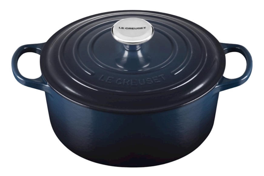 Cocotte rotonda Evolution ghisa nuit Le Creuset