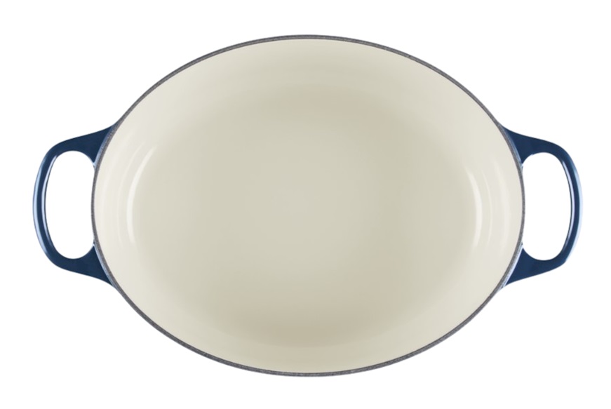 Cocotte ovale Evolution ghisa nuit con pomello cromato Le Creuset