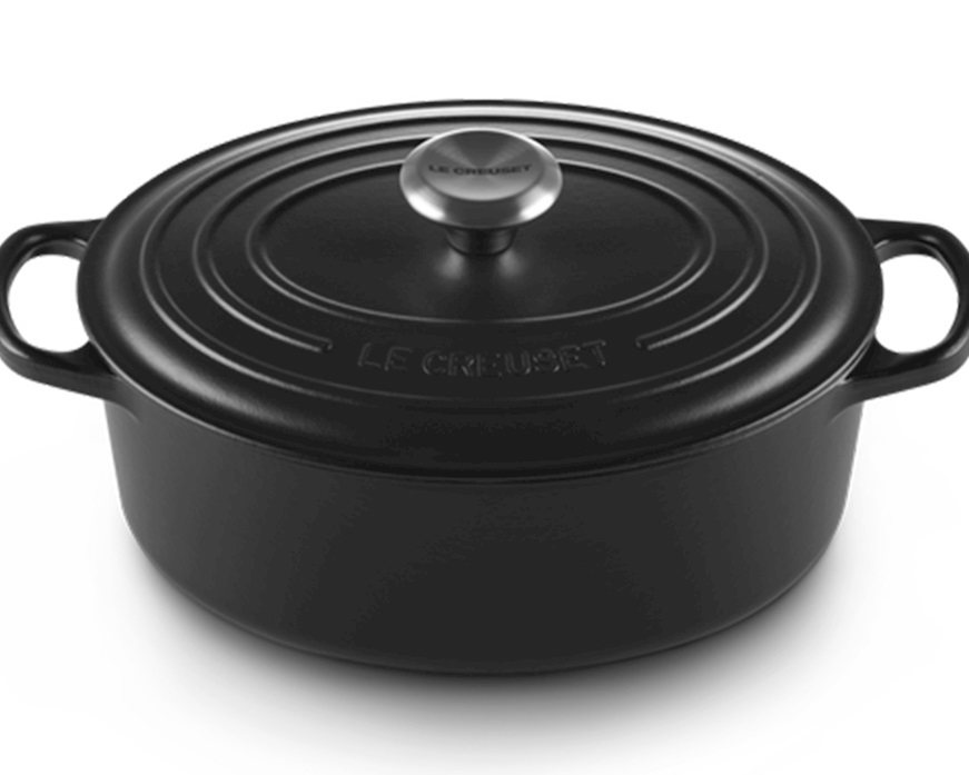 Cocotte ovale Evolution ghisa nero matt Le Creuset