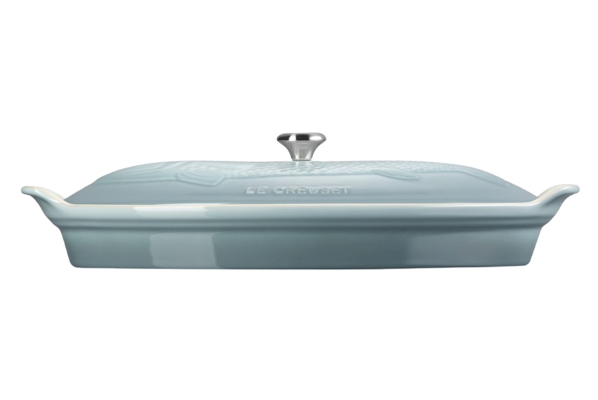 Pesciera Tradition gres sea salt con coperchio Le Creuset