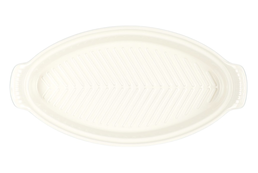 Pesciera Tradition gres sea salt con coperchio Le Creuset