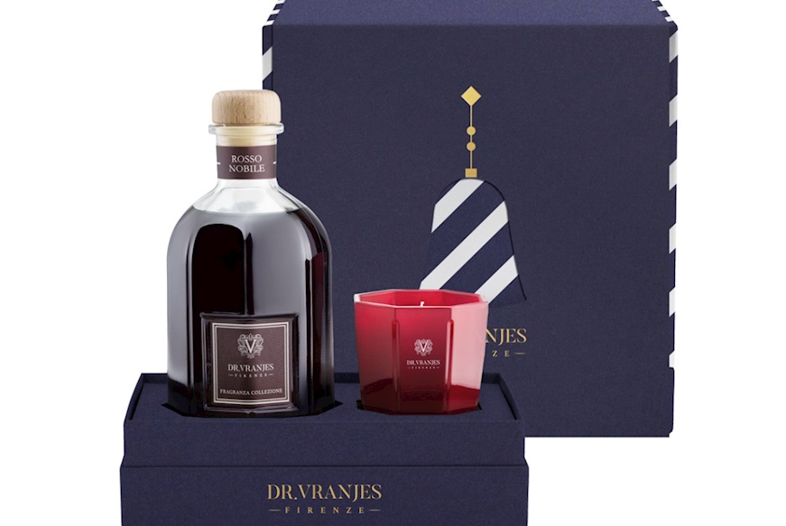 Cofanetto regalo Rosso Nobile profumo 250 ml e candela XS Dr. Vranjes