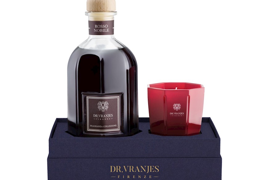Cofanetto regalo Rosso Nobile profumo 250 ml e candela XS Dr. Vranjes