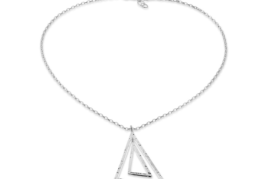 Collana Archè argento con pendente triangoli Selezione Zanolli