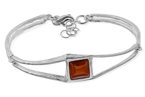 Bracciale Petra argento e occhio di tigre Selezione Zanolli
