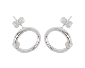 Earrings Dafne silver and mother-of-pearl Selezione Zanolli