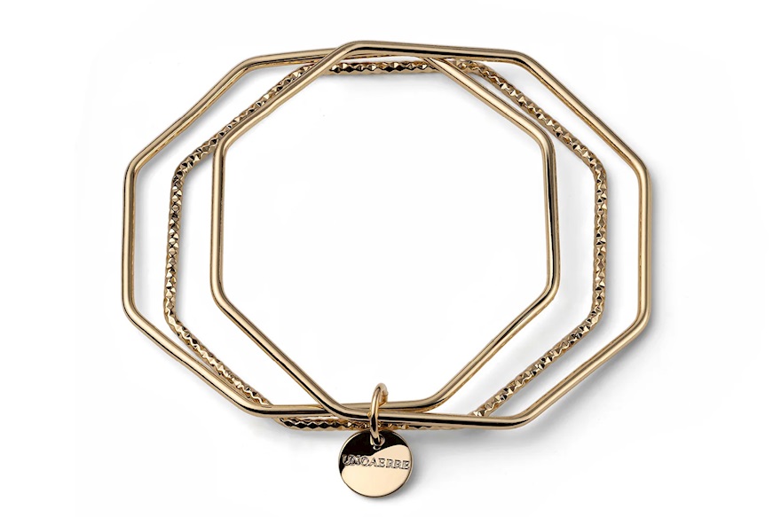 Bracciale Line in bronzo dorato Unoaerre