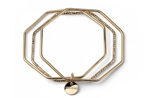 Bracciale Line in bronzo dorato Unoaerre