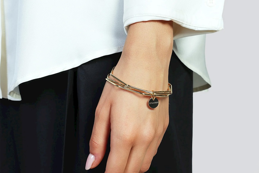 Bracciale Line in bronzo dorato Unoaerre