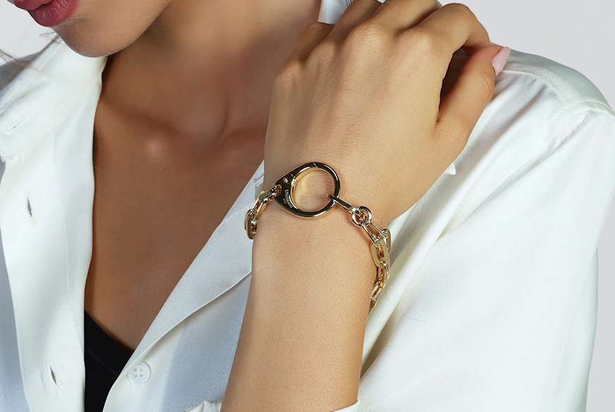 Bracciale Classica in bronzo dorato Unoaerre