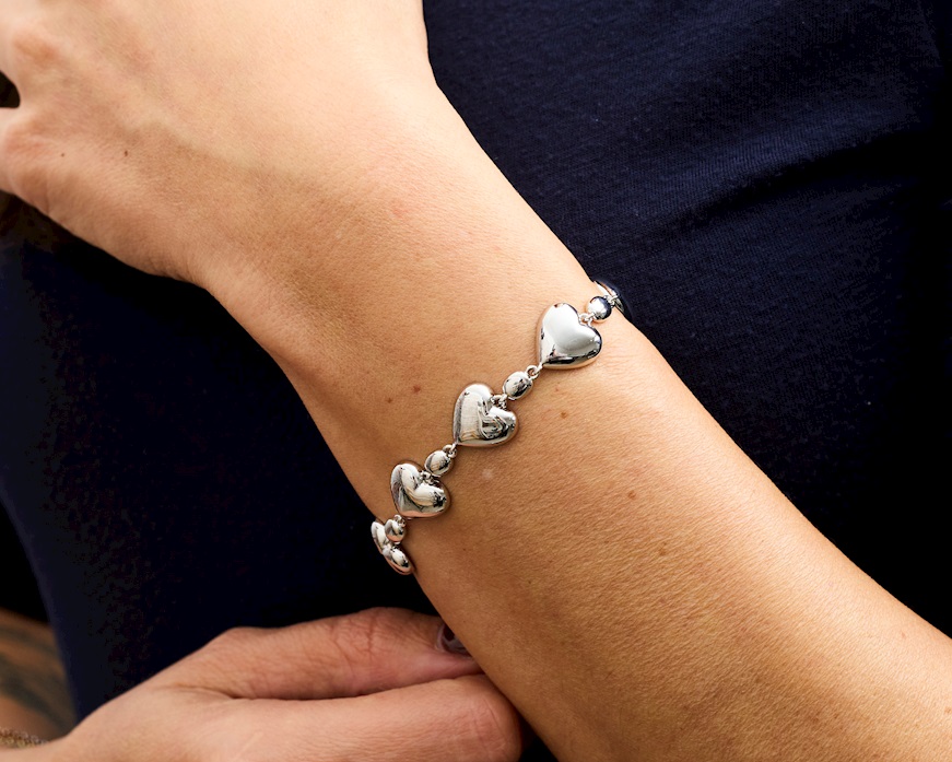 Bracelet Heart brass Sovrani