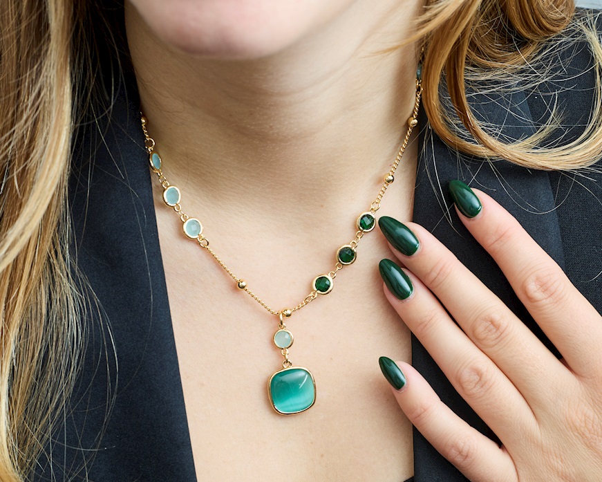 Necklace Lea brass Sovrani