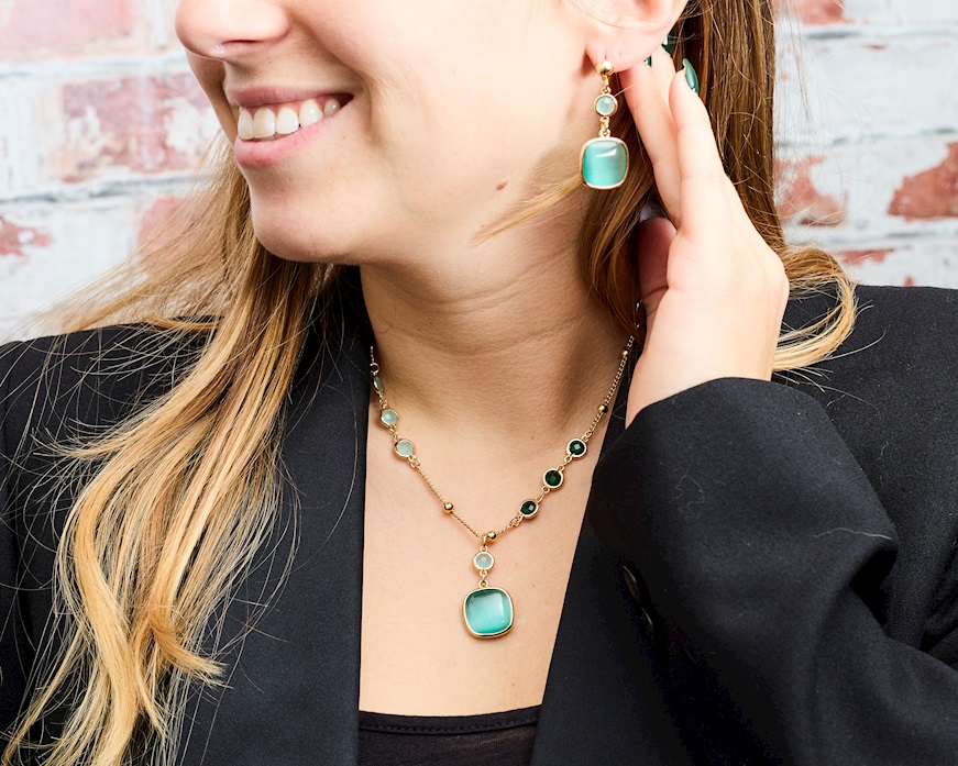 Necklace Lea brass Sovrani