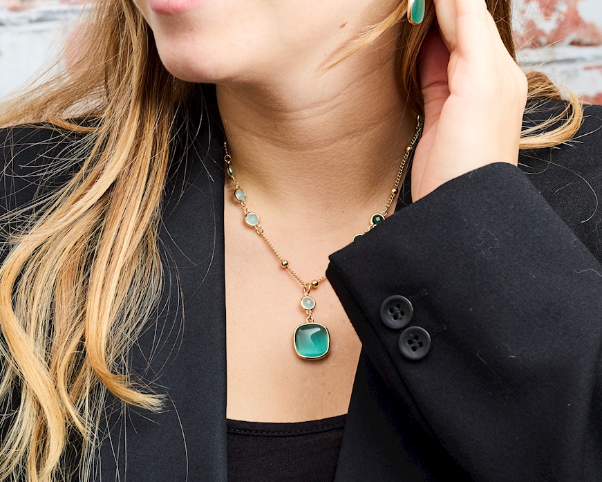 Necklace Lea brass Sovrani