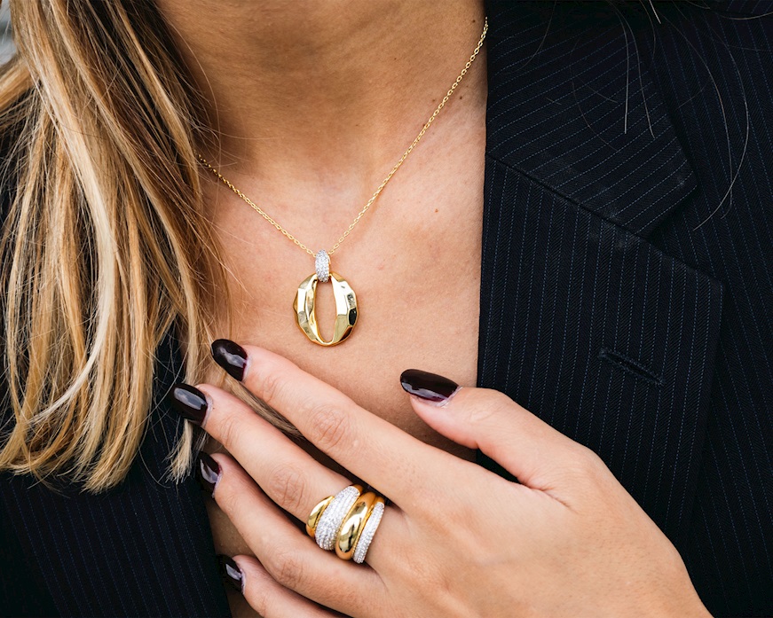 Necklace brass Sovrani