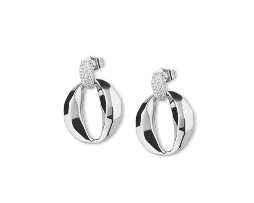 Orecchini ottone con cubic zirconia Sovrani