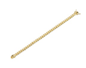 Bracciale ottone finitura oro con cubic zirconia Sovrani