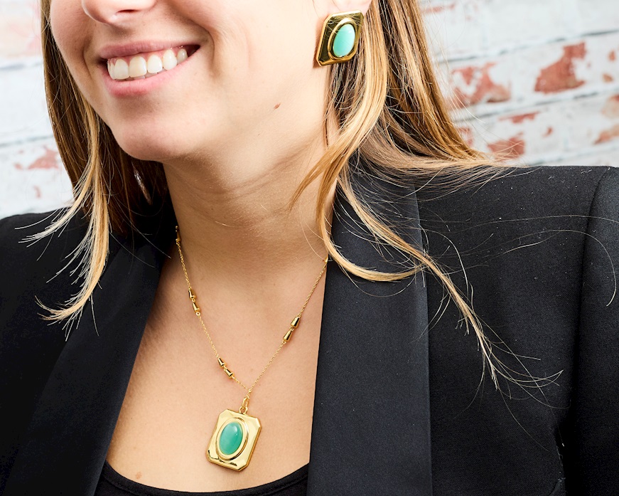 Earrings brass Sovrani