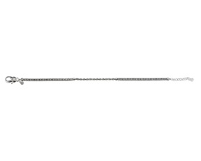 Bracciale uomo argento con torciglione centrale Sovrani