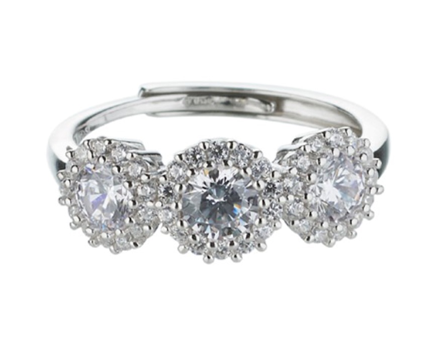 Anello argento con cubic zirconia Sovrani