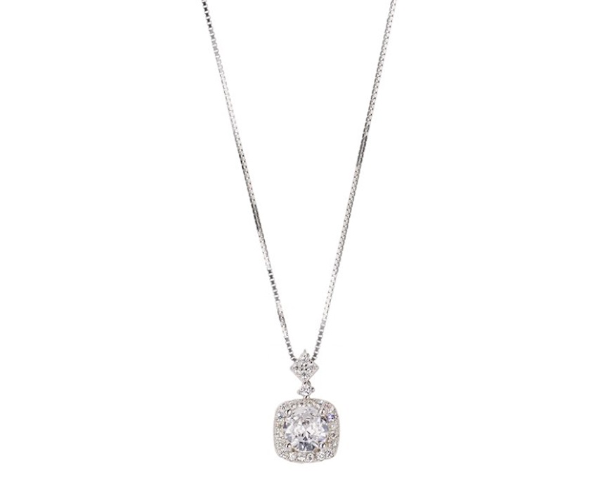Collana argento con cubic zirconia Sovrani