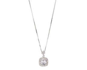 Collana argento con cubic zirconia Sovrani