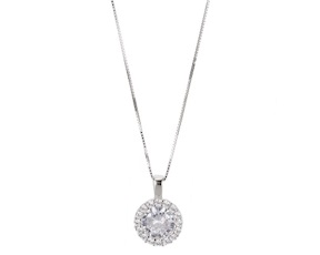 Collana argento con cubic zirconia Sovrani