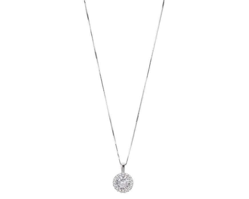 Collana argento con cubic zirconia Sovrani
