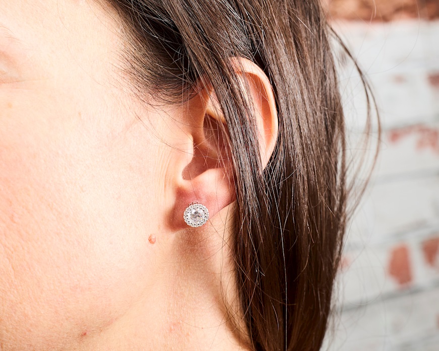 Orecchini argento con cubic zirconia Sovrani