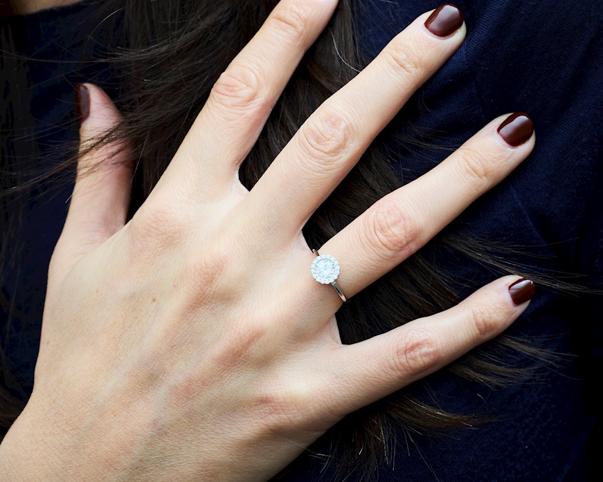 Anello argento con cubic zirconia Sovrani