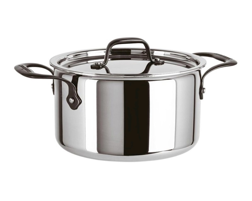 Pentola alta Home Chef acciaio con coperchio Sambonet