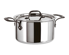 Pentola alta Home Chef acciaio con coperchio Sambonet