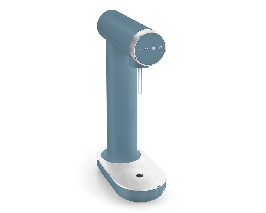 Gasatore d'acqua Blu Tempesta Opaco Smeg